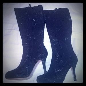 High heel long boots